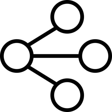 paylaşım sembolü, modern vektör simgesi tasarımı