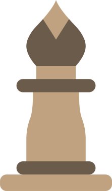 Satranç. Web simgesi basit illüstrasyon 