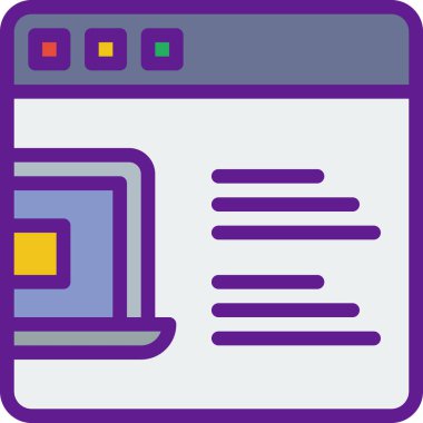 Web tasarımı için bir arkaplanın vektör illüstrasyonu