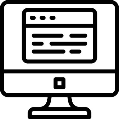 Web konsept tasarımı, basit vektör illüstrasyonu