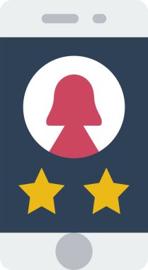 Kullanıcı Beğeni simgesi, vektör illüstrasyonu