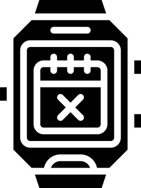 Takvimin basit vektör simgesi tasarımı