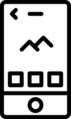 resim simgesi, vektör çizimi 