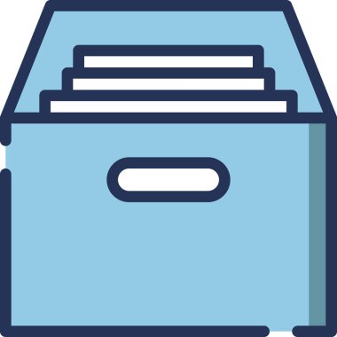 Okul ve eğitim vektör simgesini arşivle.