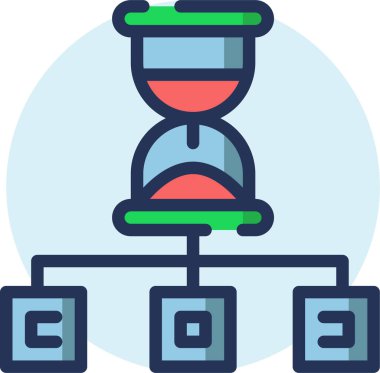 Bilim ve finans vektör simgesi.