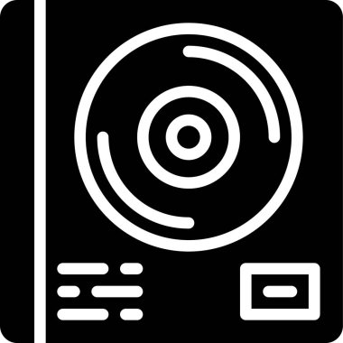 müzik albümü, vektör illüstrasyonu