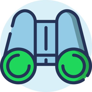 Arama simgesi, basit vektör illüstrasyonu 