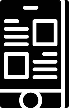 Sohbet simgesi, basit vektör illüstrasyonu 