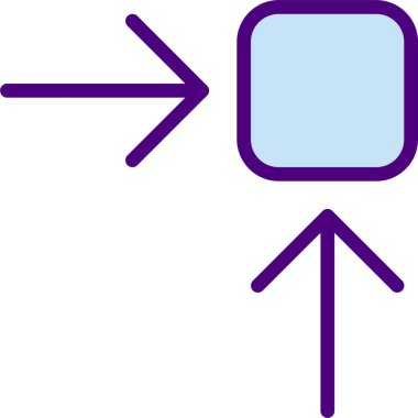 Modern bilgisayar simgesinin vektör illüstrasyonu 