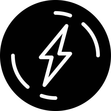 Bir Enerji simgesinin vektör illüstrasyonu