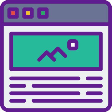 Seo simgesinin vektör illüstrasyonu