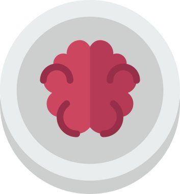 Beyin ile zeka kavramı, vektör illüstrasyonu