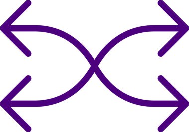 Beyaz arkaplanda izole edilmiş siyah ok simgesi. yön sembolü illüstrasyonu