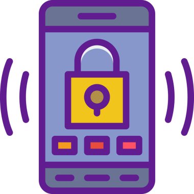 mobil bankacılık vektör simgesi