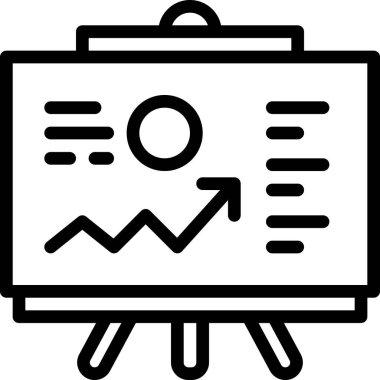 Beyaz arkaplanda basit vektör simgesi