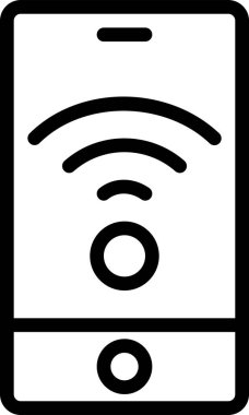 wi fi simgesi, vektör illüstrasyonu