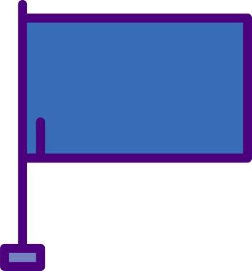 bayrak simgesi, vektör illüstrasyonu