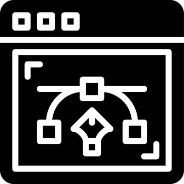 Web konsept tasarımı, basit vektör illüstrasyonu