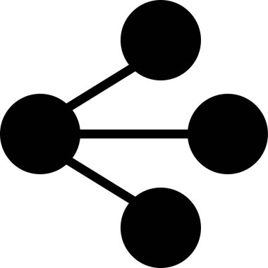 paylaşım sembolü, modern vektör simgesi tasarımı