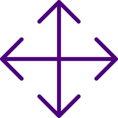 mor ve mavi vektör simgesi