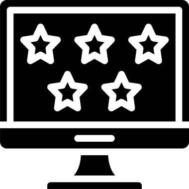 Video simgesi, basit vektör illüstrasyonu 