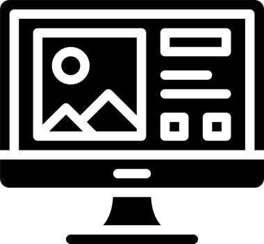 Web makalesi, basit vektör tasarımı illüstrasyonu