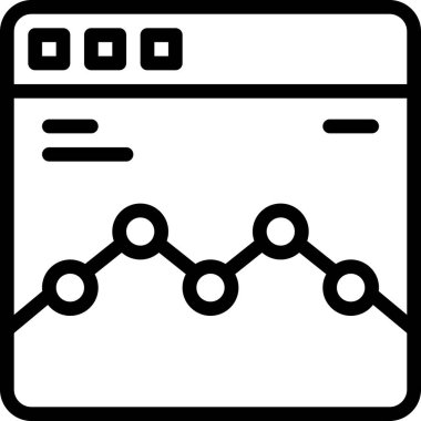 Beyaz arkaplanda basit vektör simgesi