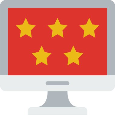 Video simgesi, basit vektör illüstrasyonu 