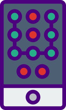 telefon simgesi, basit vektör illüstrasyonu 