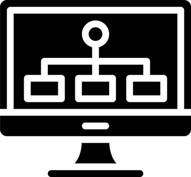 Beyaz arkaplanda diyagram çizgi vektör simgesi 