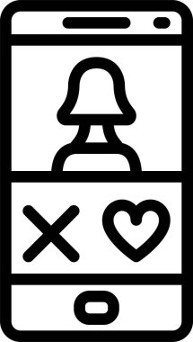 beyaz arkaplanda mobil uygulama vektör çizimi 