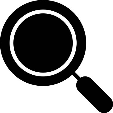 Arama simgesi, basit vektör illüstrasyonu 