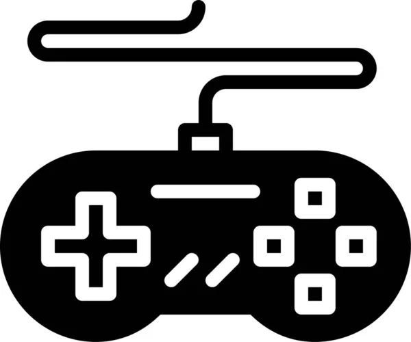 Video Game Controller Vector Icono — Vector de stock
