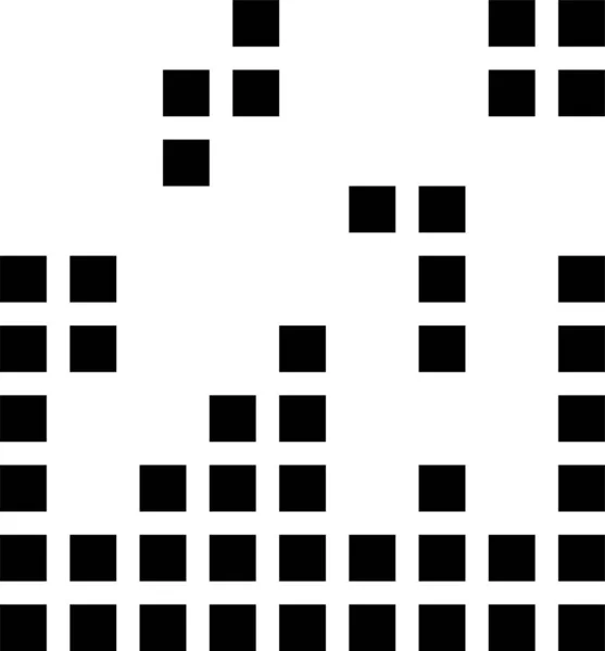 Icono Tetris Ilustración Del Vector Color — Vector de stock