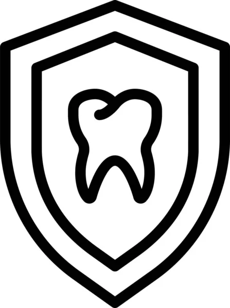 Diş Bakımı Sağlık Afişi — Stok Vektör