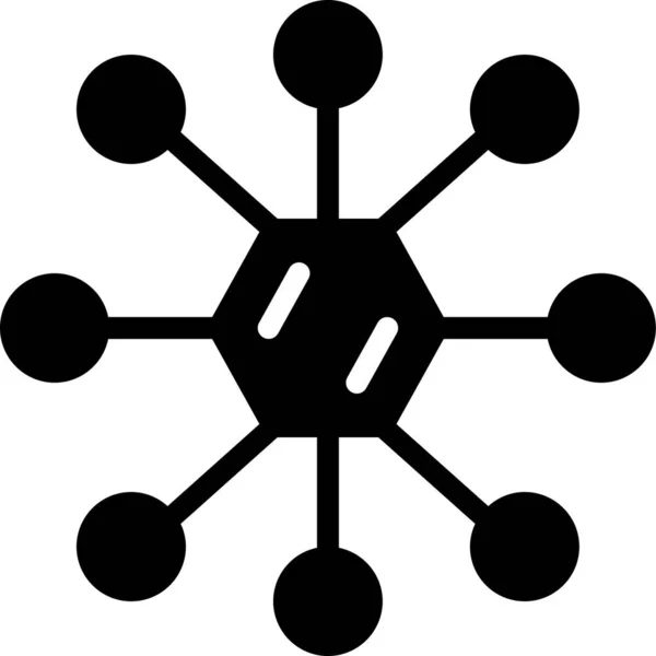 Ikona Vektoru Čáry Diagramu Bílém Pozadí — Stockový vektor