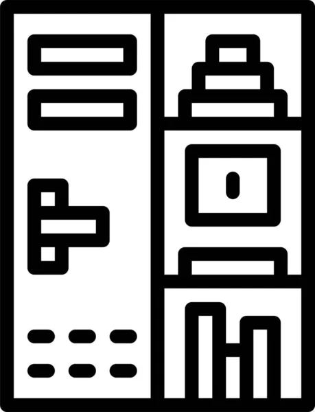 Veiligheid Bescherming Lijn Vector Pictogram — Stockvector