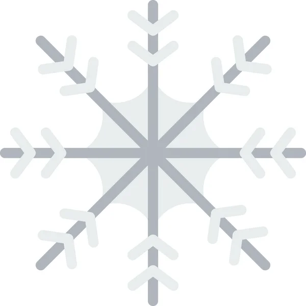 Modèle Vecteur Flocon Neige Flocons Neige Hiver — Image vectorielle