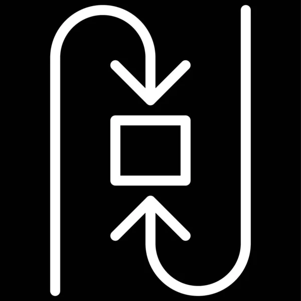 Схема Векторна Піктограма Стиль Плоский Символ Білий Колір Округлі Кути — стоковий вектор