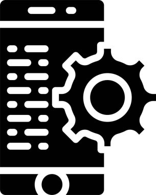 Seo ve servislerin telefon vektör simgesi tasarımı