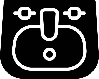 Otel ve servis satırı vektör simgesi. 