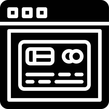 Kredi kartı bilgileri, vektör illüstrasyonu