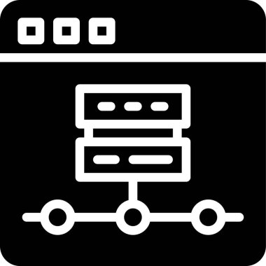 Yönlendirici Bağlantısı düz vektör simgesi