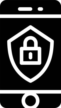 Güvenlik sistemi vektör simgesi