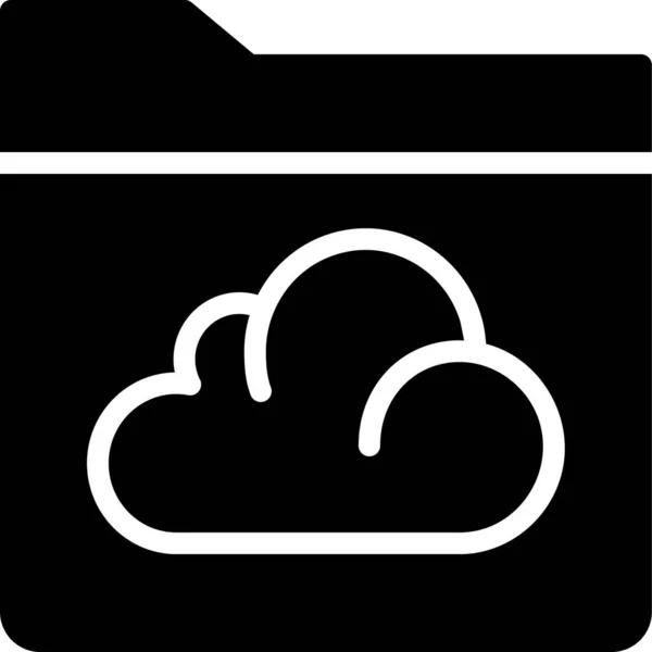 Cloud Icon Vector Illustration — Stock Vector