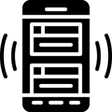 Beyaz arkaplan üzerindeki bildirim vektörü illüstrasyonu