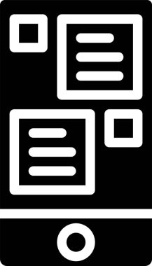 belge vektör simgesi. düz siyah sembol.