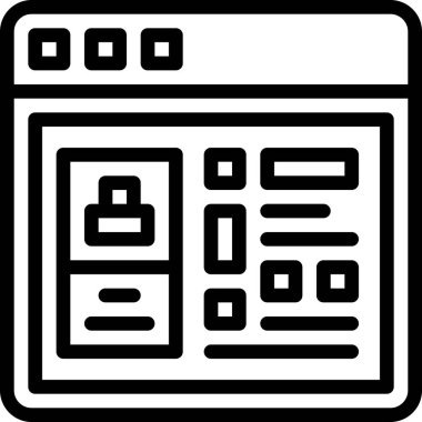 Beyaz arkaplanda ticaret web sitesi vektör çizimi