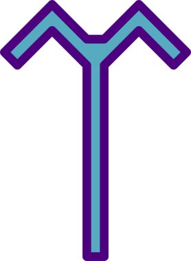 Umut web simgesi vektör illüstrasyonu 