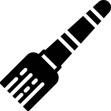 Boya Fırçası. Web simgesi basit illüstrasyon